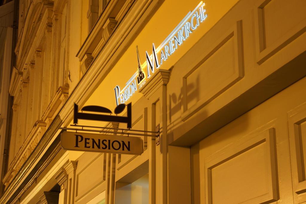 Pension Bei Der Marienkirche Mühlhausen Exterior foto